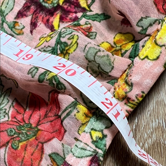 LOFT Pink Floral Dress Size MP - Picture 8 of 12